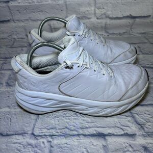 Mens Hoka One One Bondi SR Slip- Oil Resistant Work Shoes Size 9.5 White